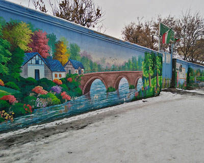 نقاشی گرافیتی دیوار